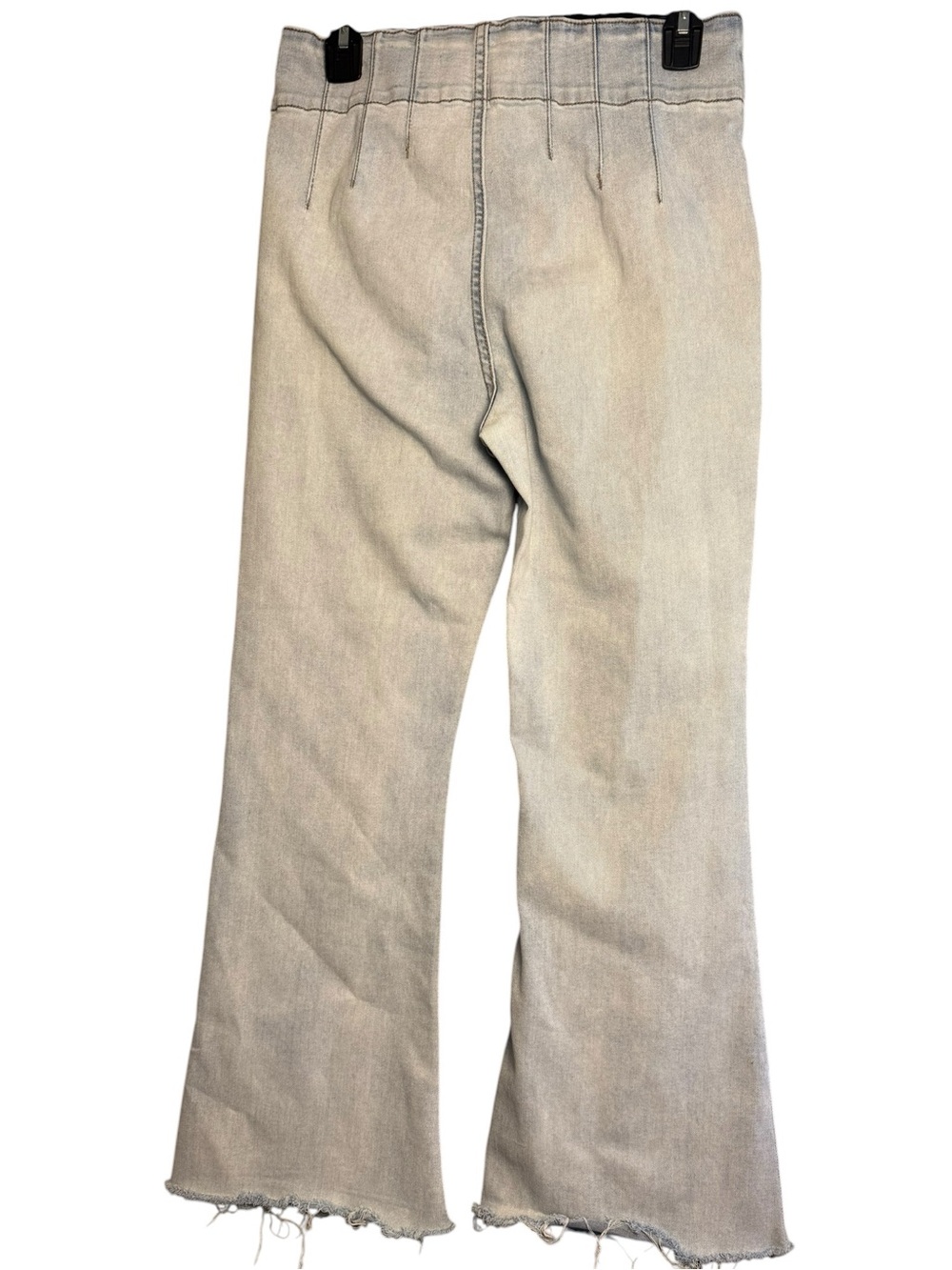 Altar'd State High Rise Flare Raw Hem Jeans Women Size 30 - Picture 4 of 9